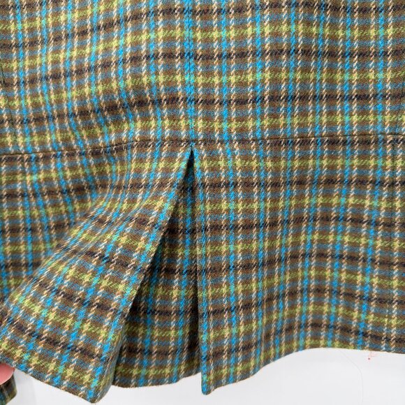 Talbots Women’s Plus Shetland Officer Apple Plaid Wool Blend Winter Size 16 - Picture 9 of 12